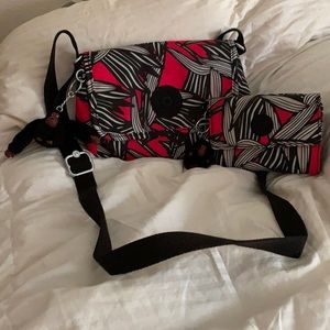 Kipling crossbody bag and matching wallet